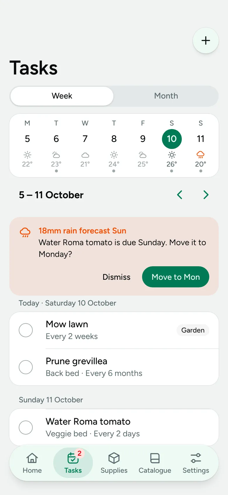 Mobile task list